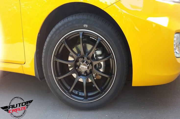 FORD FOCUS 5 STUD HALO SATIN BLACK